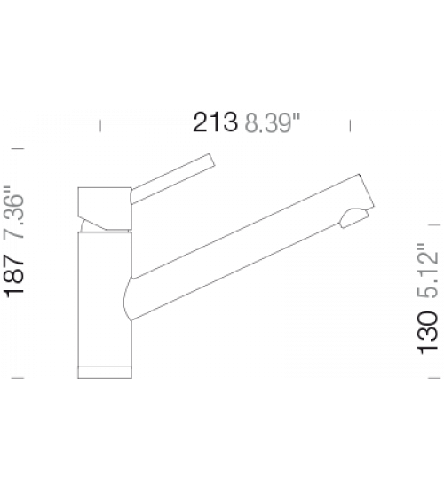 Schock硕科非抽拉款不锈钢龙头Altos S